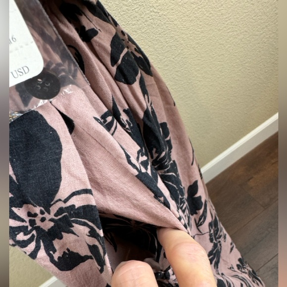 NWT Free People The Perfect Midi Sun Dress $148 Sand Combo XS - Picture 11 of 15